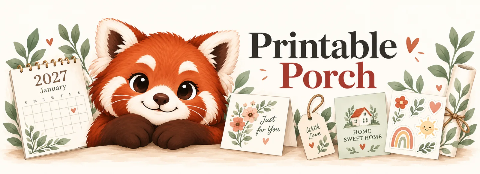 Printable Porch - free printables for your home